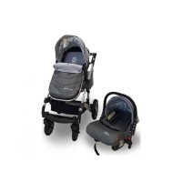 BBO KOLICA ZA BEBE GS-T106 BBO MATRIX SET - SIVA