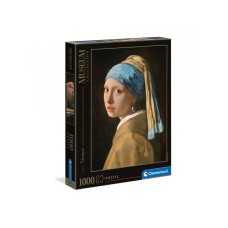 CLEMENTONI PUZZLE 1000 GIRL WITH PEARLS