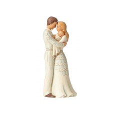 JIM SHORE Couple With Baby Figurine