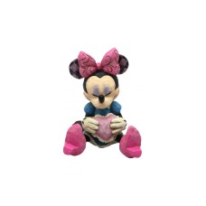 JIM SHORE Minnie Mouse with Heart Mini Figure