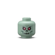 LEGO Glava za odlaganje (mini): Zeleni kosturko
