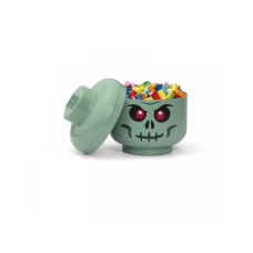 LEGO Glava za odlaganje (velika): Zeleni skeleton