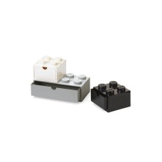 LEGO Stone fioke set (3 kom): Crna, bela, siva