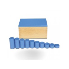 MONTESORI Kutija sa cilindrom plava