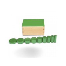 MONTESORI Kutija sa cilindrom zelena